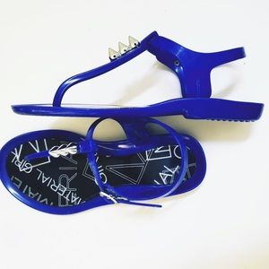 Material Girl x Madonna Royal Thong Studded Jelly Sandal US 7
